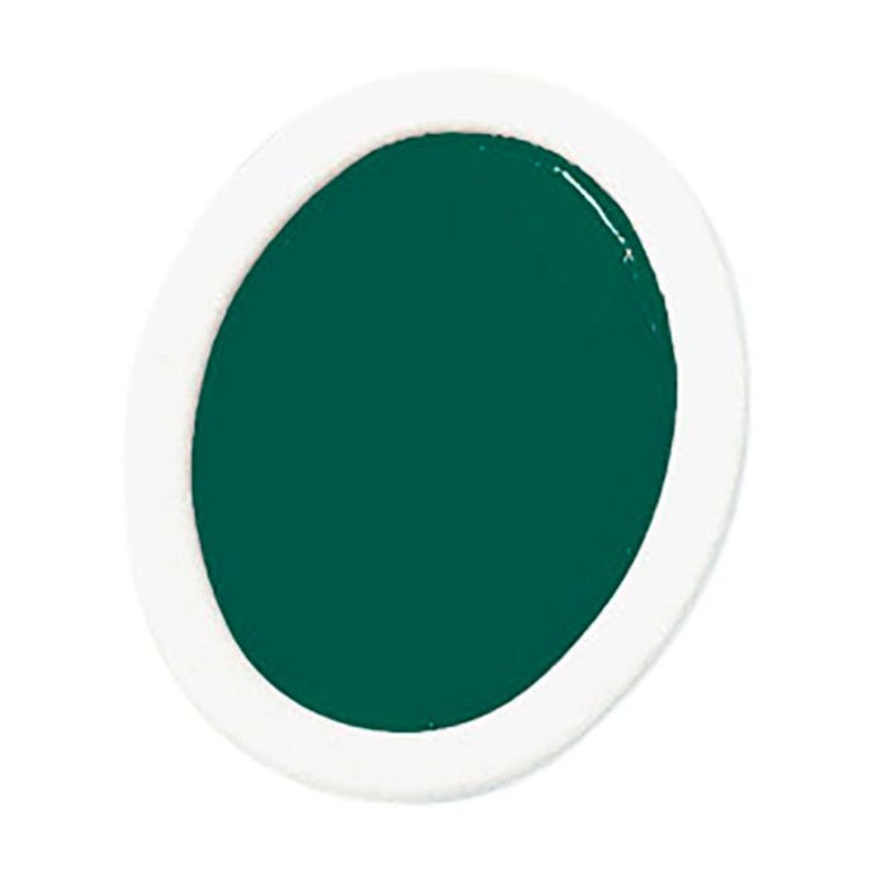 Prang Semi-Moist Watercolor Paint Refill, Oval Pan, Blue-Green, 12 Pans