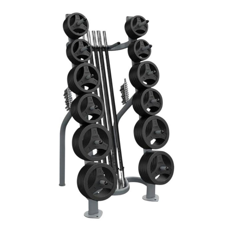 Power Systems Deluxe Cardio Barbell Set with Rack