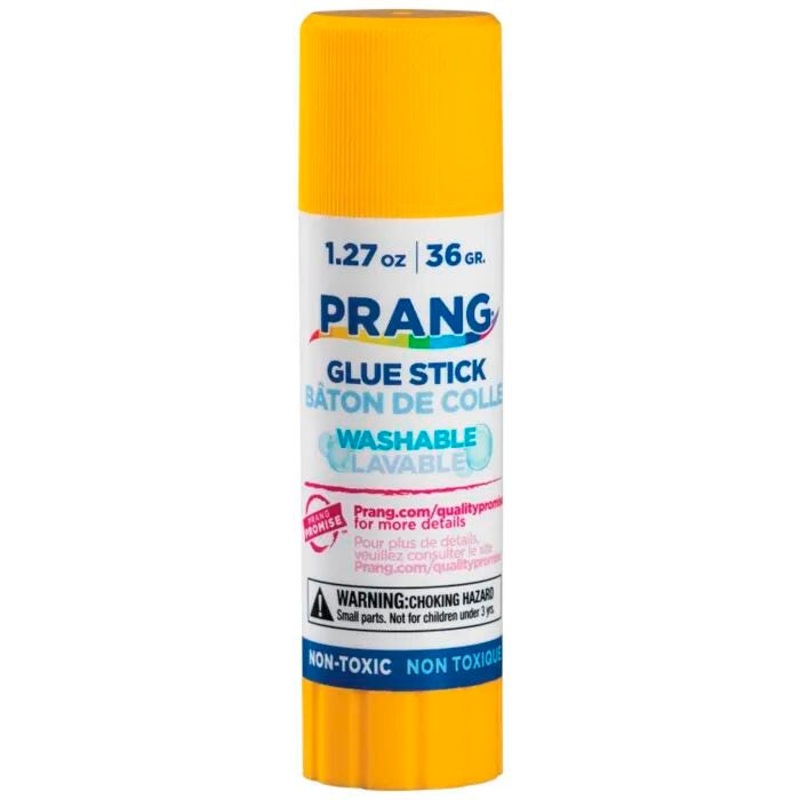 Prang Non-Toxic Odorless Washable Glue Stick, 1.27 oz, Clear