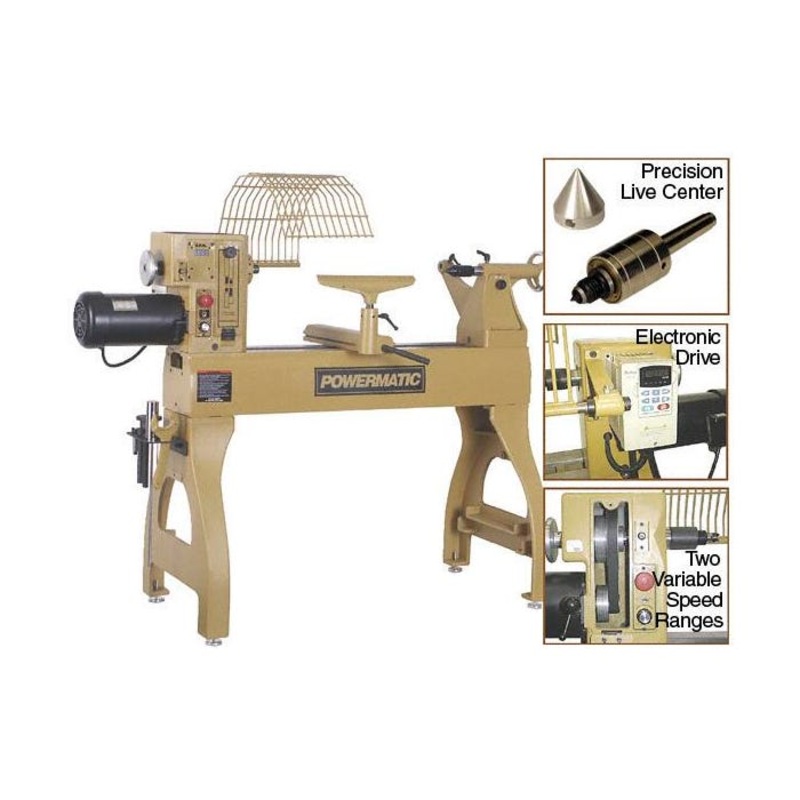 Woodworker's Powermatic HD Heavy Duty Outboard Turning Stand, 33 X 39 X 9 in