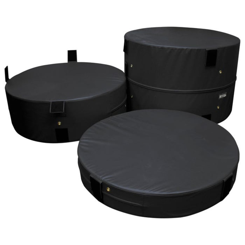 Performance Plyo Cushion Set, Assorted Size, Black, Set of 3