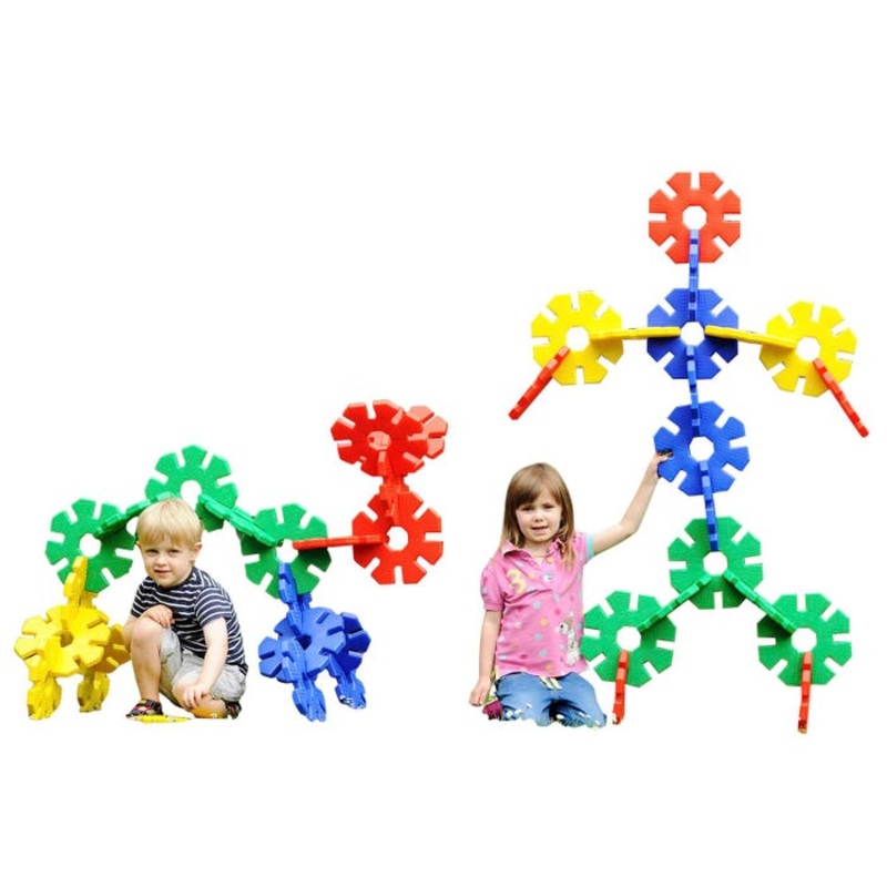 Polydron Giant Octoplay Building Manipulatives, Set of 40