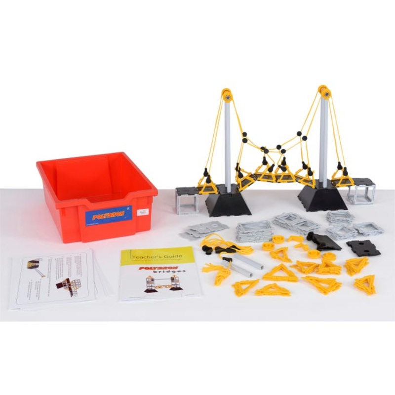 Polydron STEM Bridges, 322 Piece Class Set
