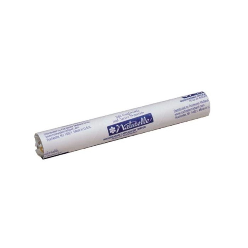 Naturelle Tampon, Biodegradable, 100% Flushable, Cardboard Applicator. Pack of 500