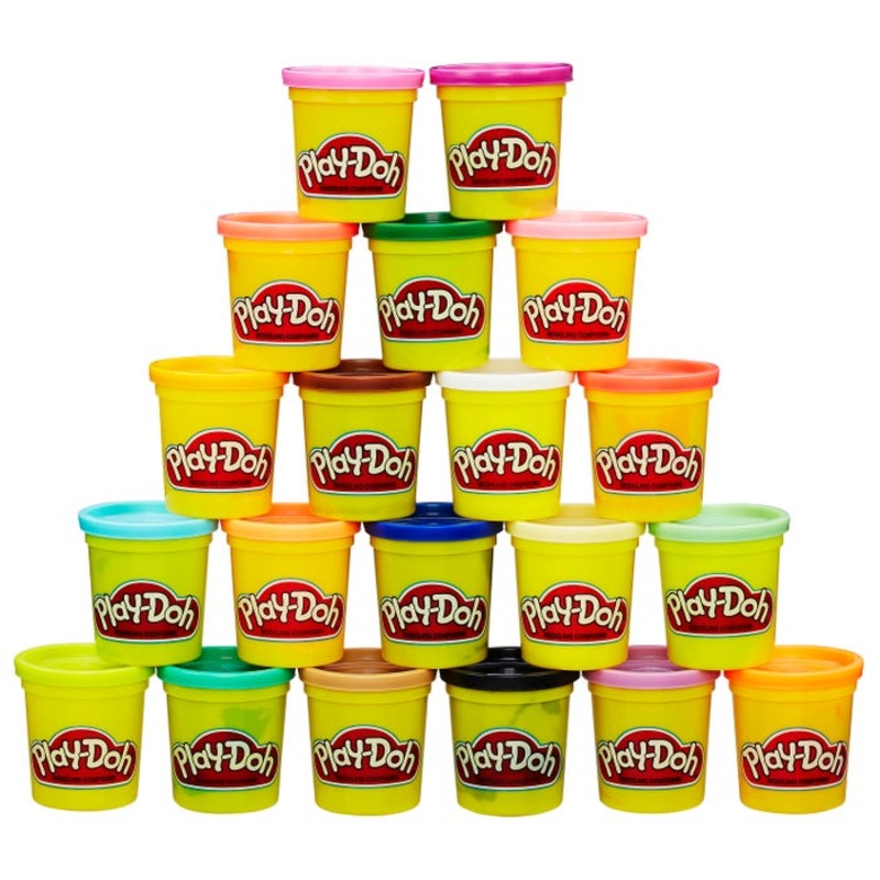 Play-Doh Modeling Dough, Assorted Colors, 3 Ounces, Set of 20