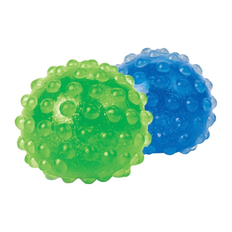 Play Visions FunFidget Squishy Ball, Bumpy Gel Ball, Colors Vary